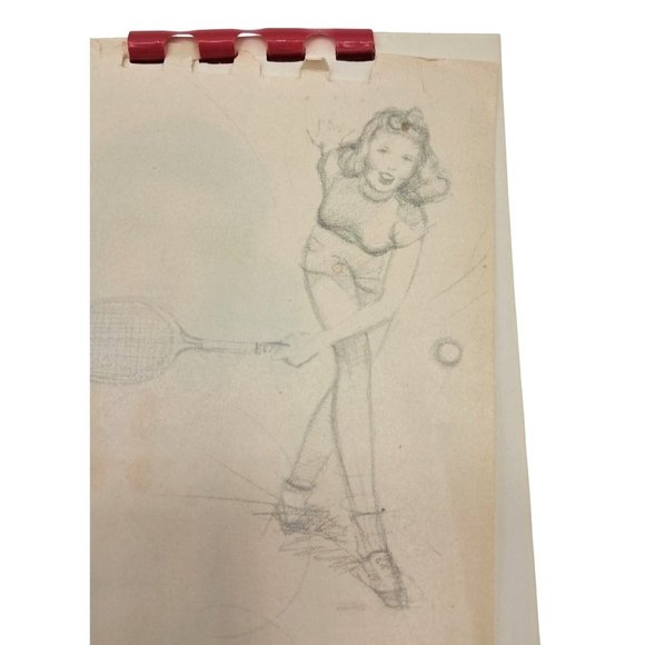 Vintage 1955 Pin Up Calendar By TN Thompson Evelyn West - Picture 7 of 8